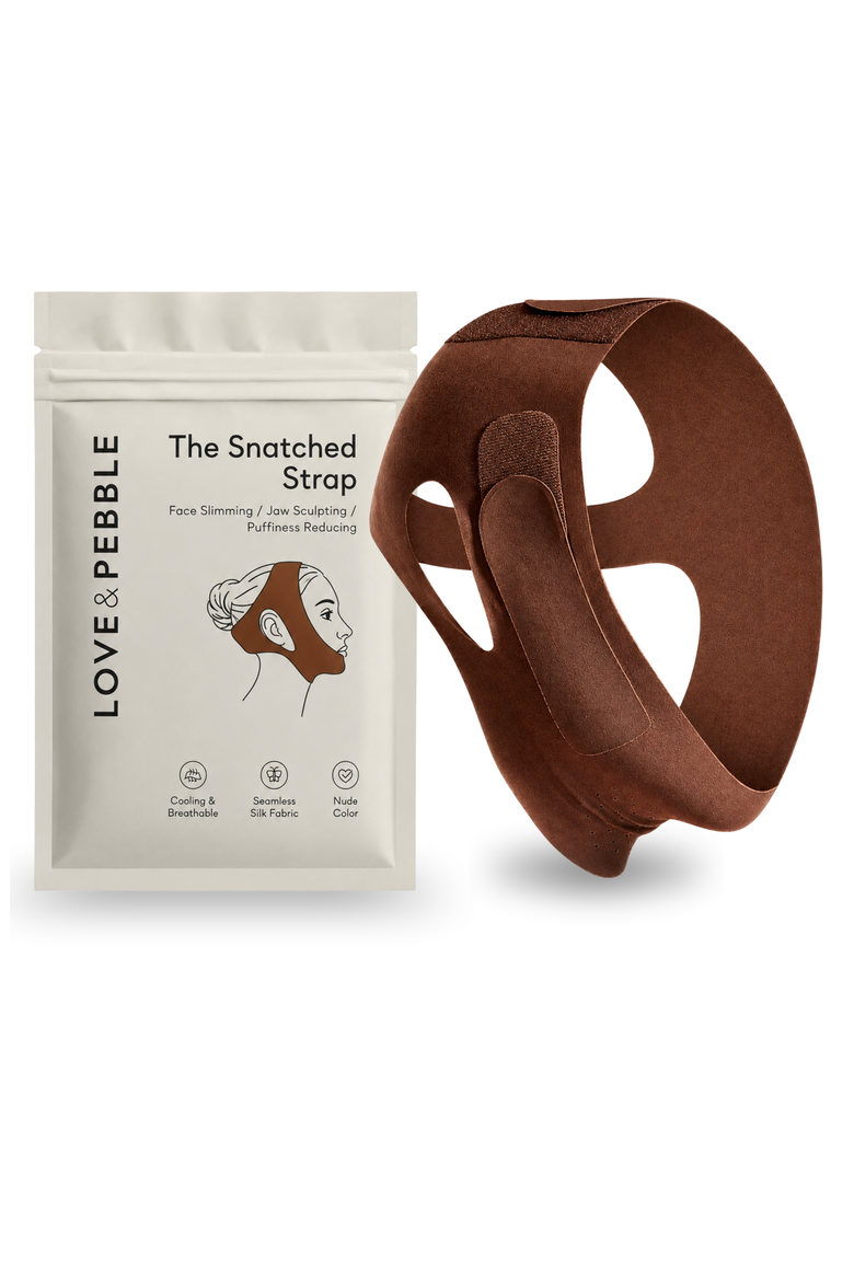 Snatched Jaw Strap, Main, color, Brown