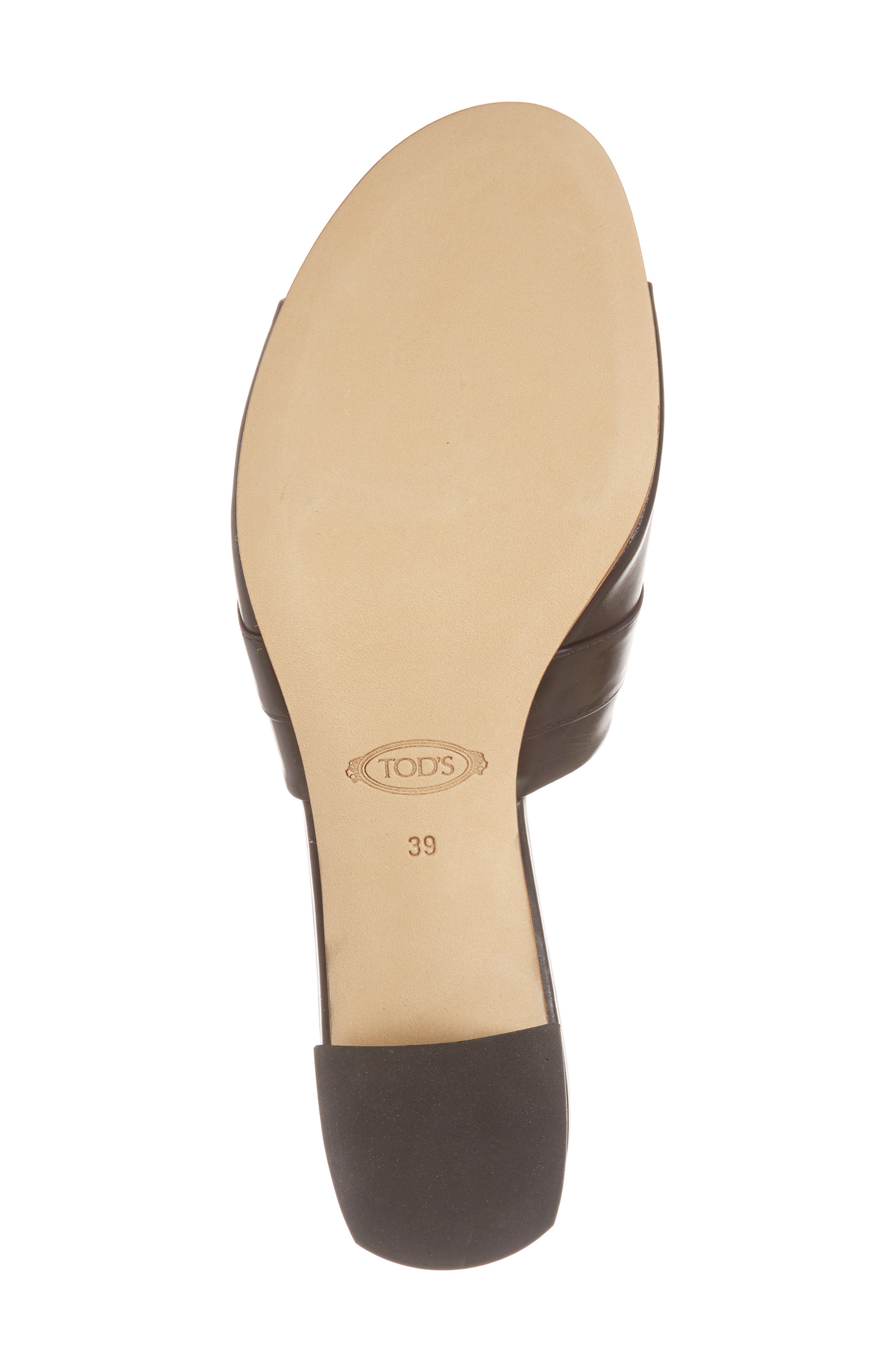 Tod's Double-T Slide Sandal, Alternate, color, 