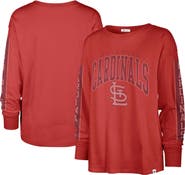 '47 Women's '47 Red St. Louis Cardinals Statement Long Sleeve T-Shirt