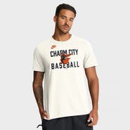 Nike Men's Nike Cream Baltimore Orioles Cooperstown Collection ‘70s Inspired T-Shirt