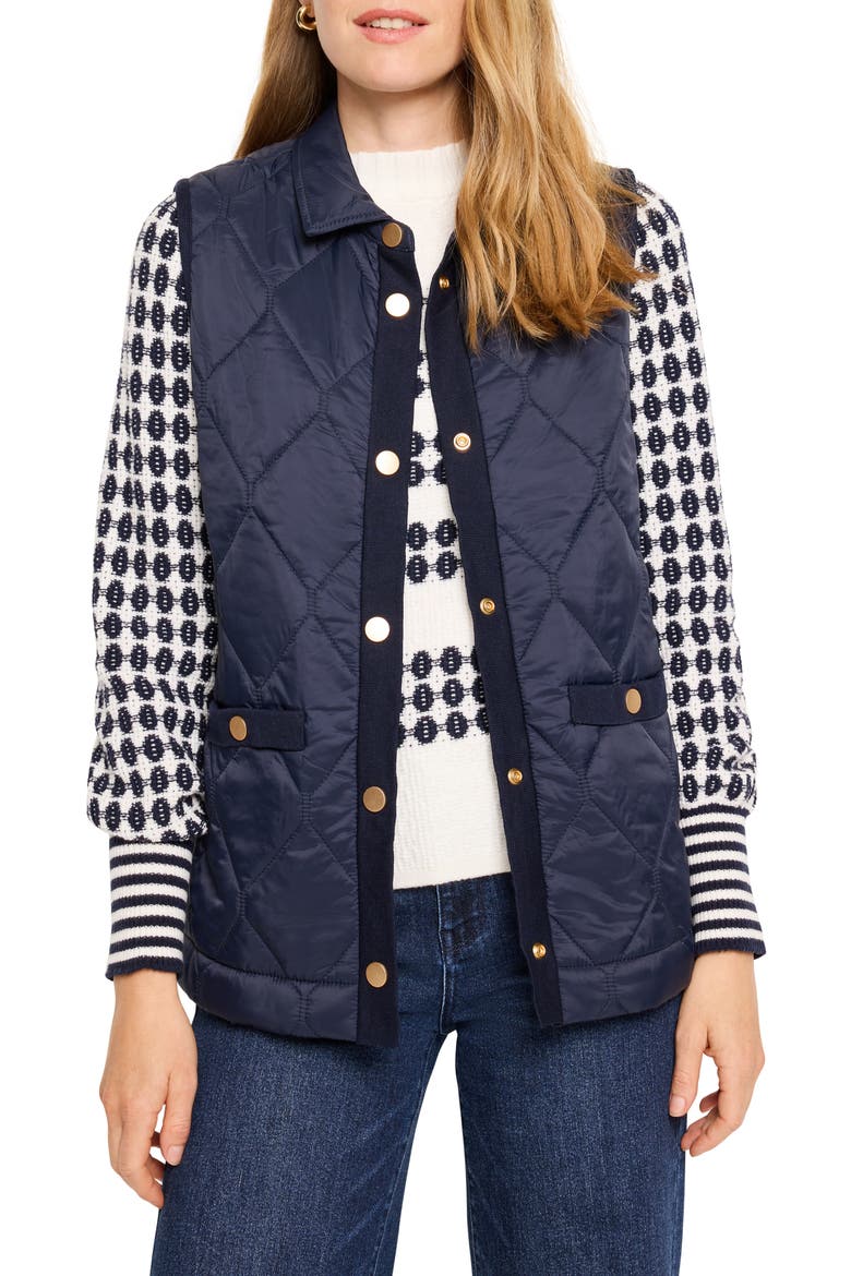Puffer Vest, Main, color, DARK INDIGO