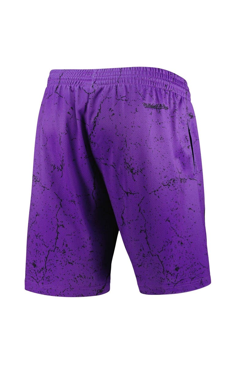 Mitchell & Ness Men's Mitchell & Ness Vince Carter Purple Toronto Raptors Hardwood Classics Player Burst Shorts, Alternate, color, 