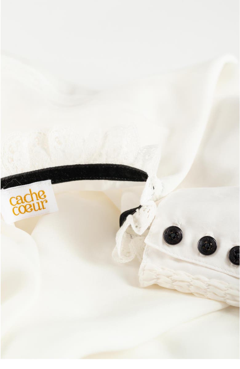 Cache Coeur Scarlett pregnancy and nursing blouse, Alternate, color, Natural