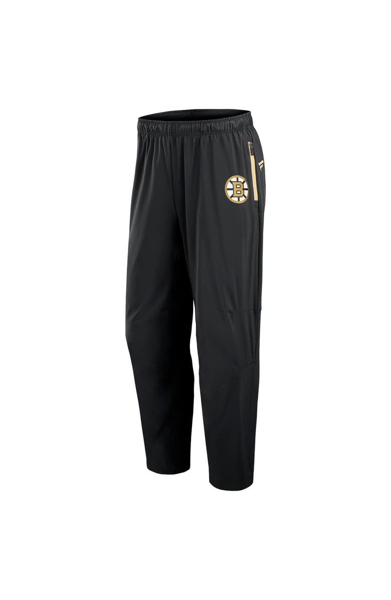 FANATICS Men's Fanatics Black Boston Bruins Authentic Pro Rink Pants, Alternate, color,