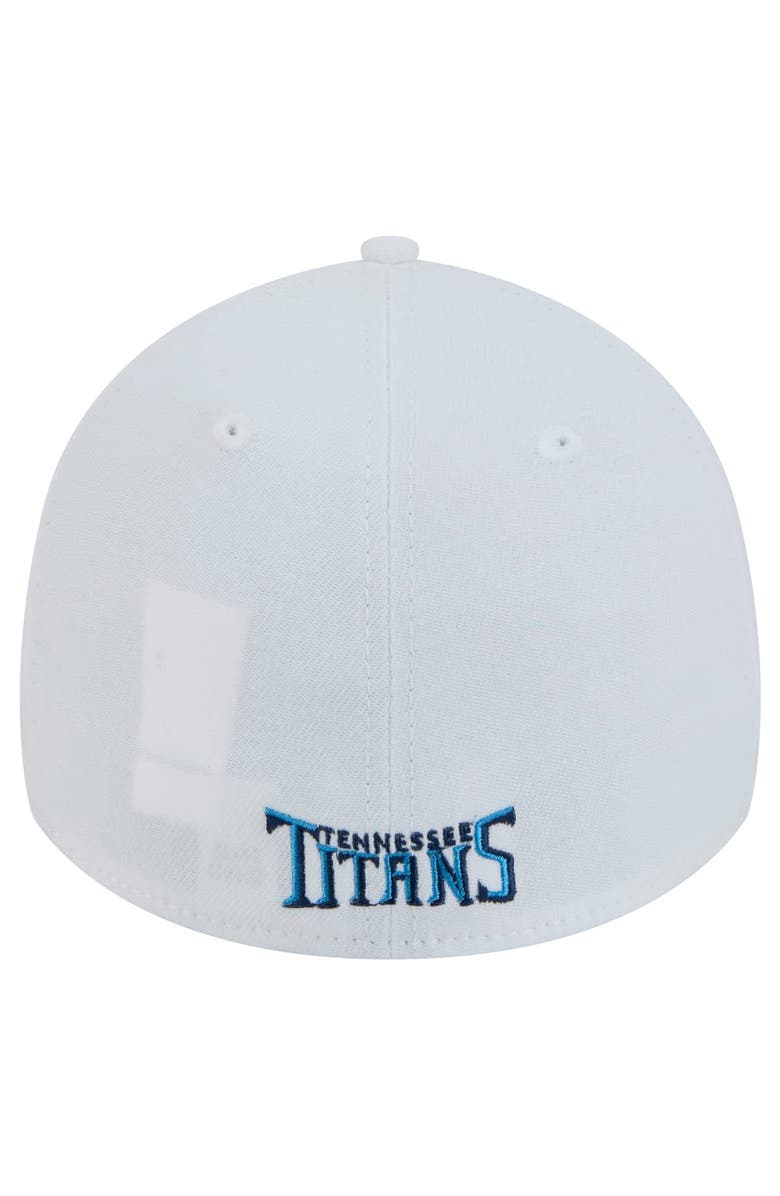 New Era Men's New Era White Tennessee Titans Main 39THIRTY Flex Hat, Alternate, color, White