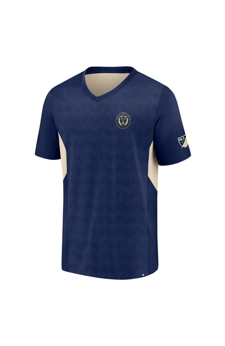 FANATICS Men's Fanatics Branded Navy Philadelphia Union Extended Play V-Neck T-Shirt, Alternate, color, 