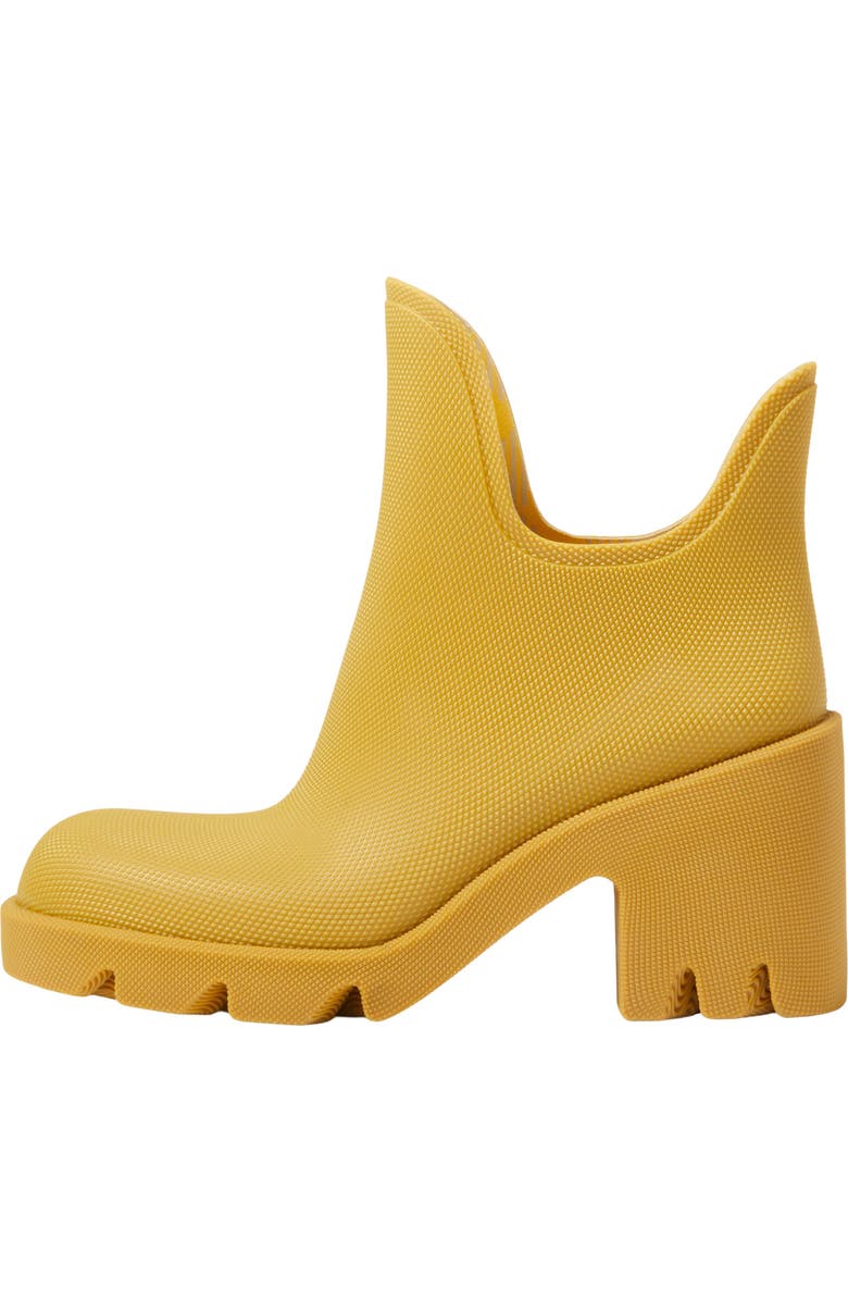 Burberry Marsh Textured Ankle Boot, Alternate, color, Manilla