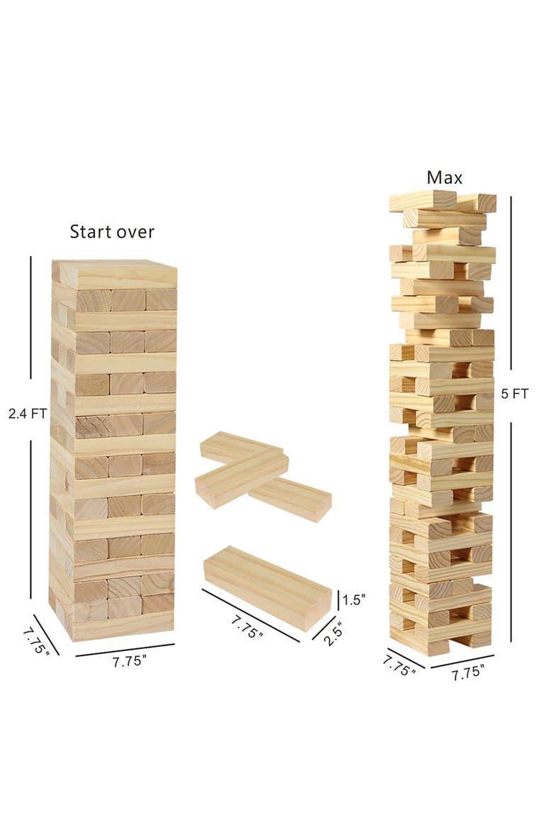 Tumbling Tower Giant 28", Alternate, color, Multicolored