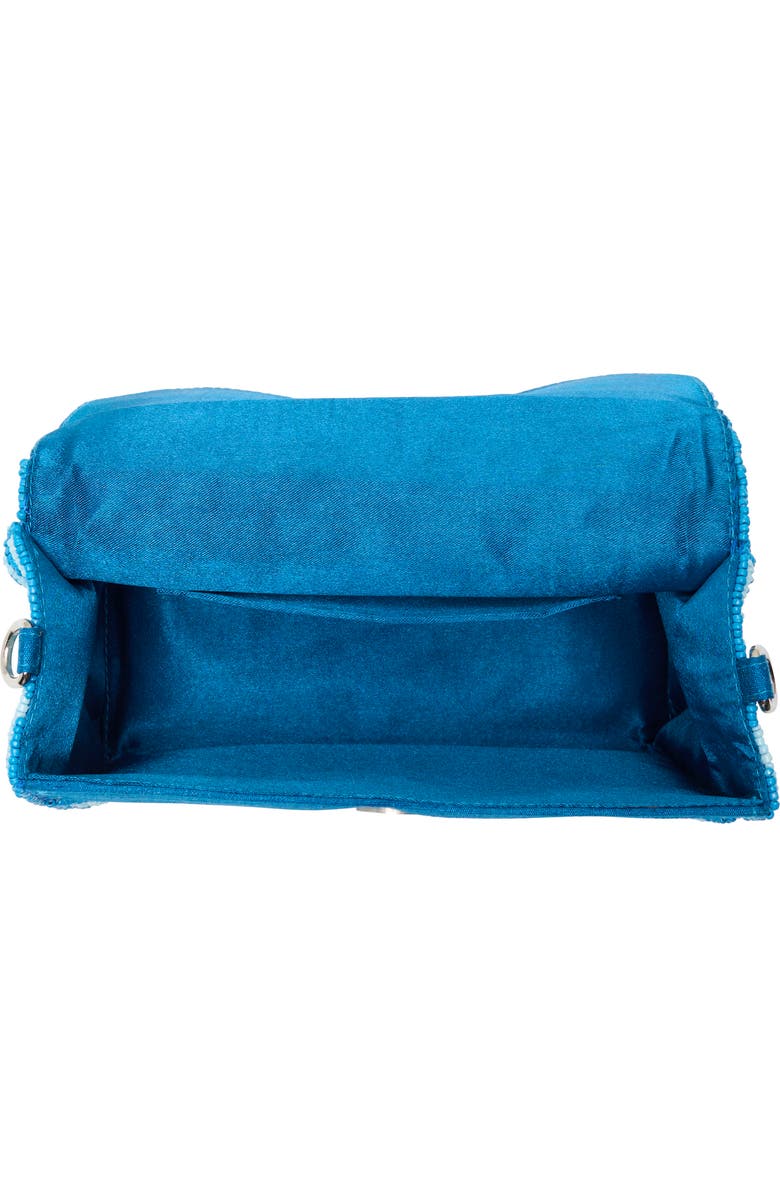 Collection XIIX Beaded Lemon Top Handle Bag, Alternate, color, Blue Multi