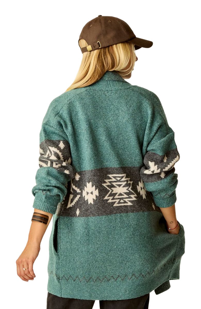 Carve Designs Priya Jacquard Topper, Alternate, color, Bistro Pattern