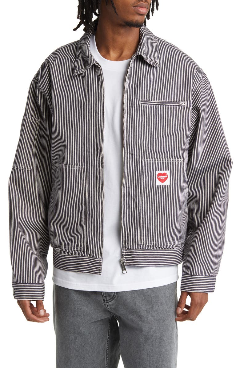 Carhartt Work In Progress Terrell Hickory Denim Jacket, Main, color, 