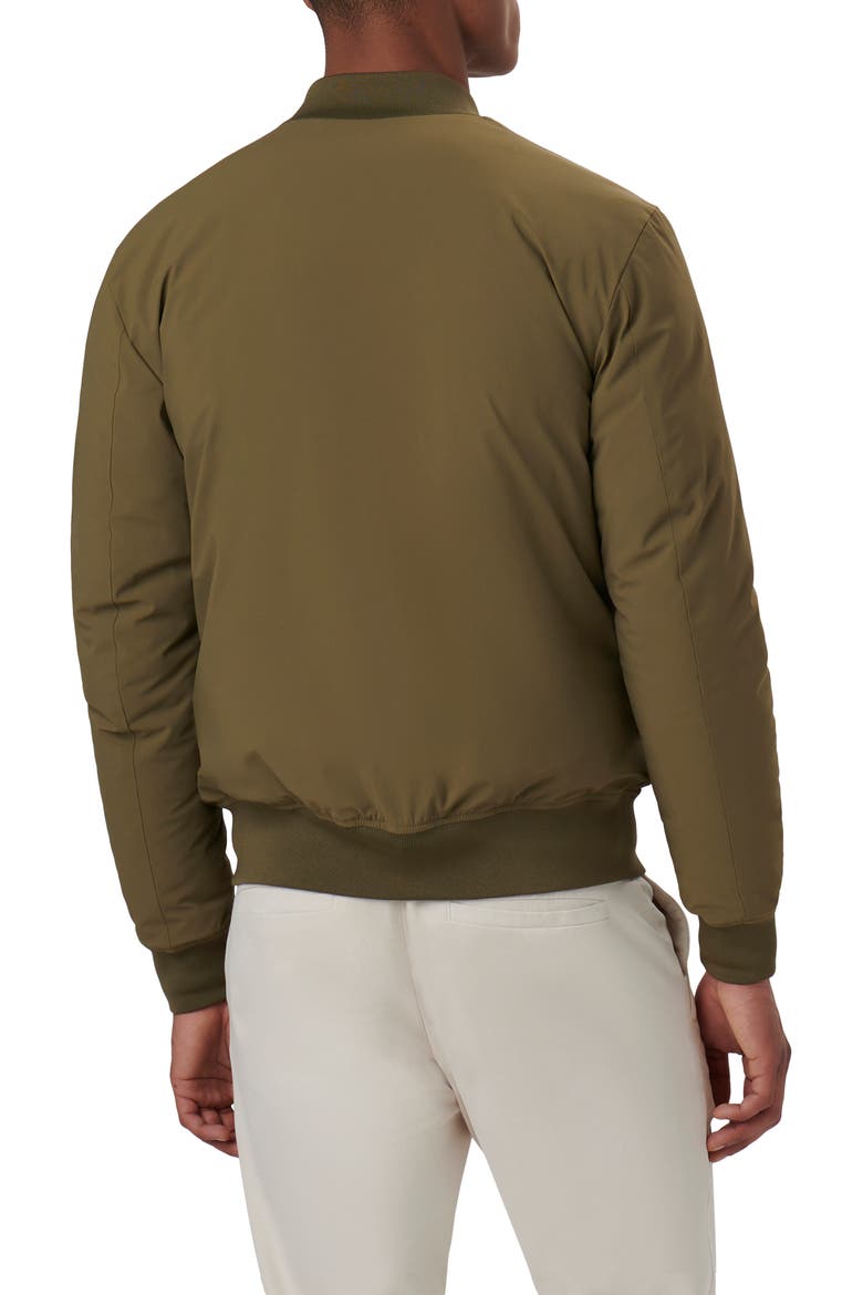 Water Resistant Reversible Bomber Jacket, Alternate, color, KHAKI