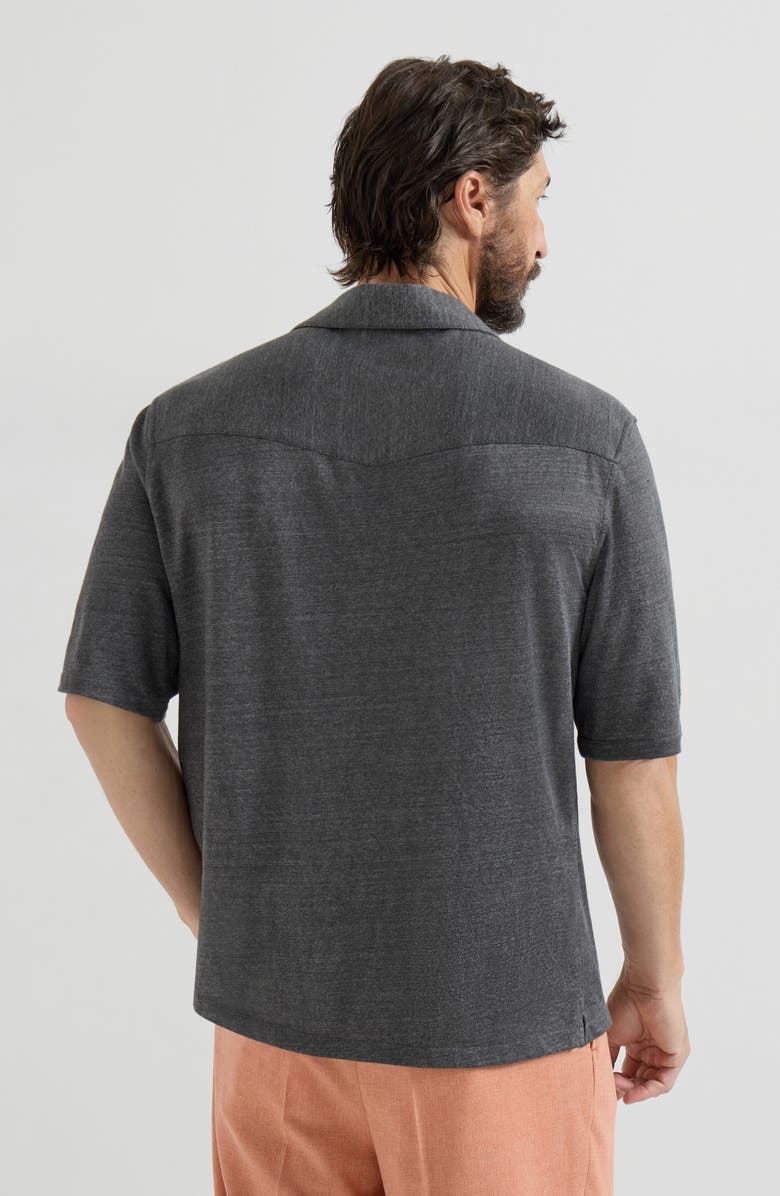 Brunello Cucinelli Jersey shirt, Alternate, color, Medium Grey