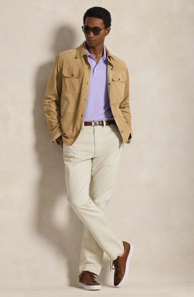 Polo Ralph Lauren Classic Fit Cotton Polo, Alternate, color, Powder Purple