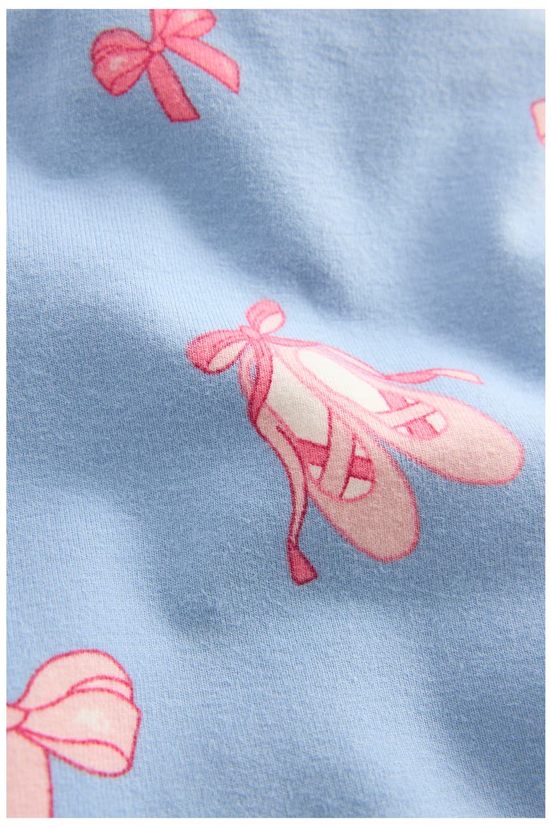 Kids' Fun Leggings, Alternate, color, PALE BLUE BALLET SHOES
