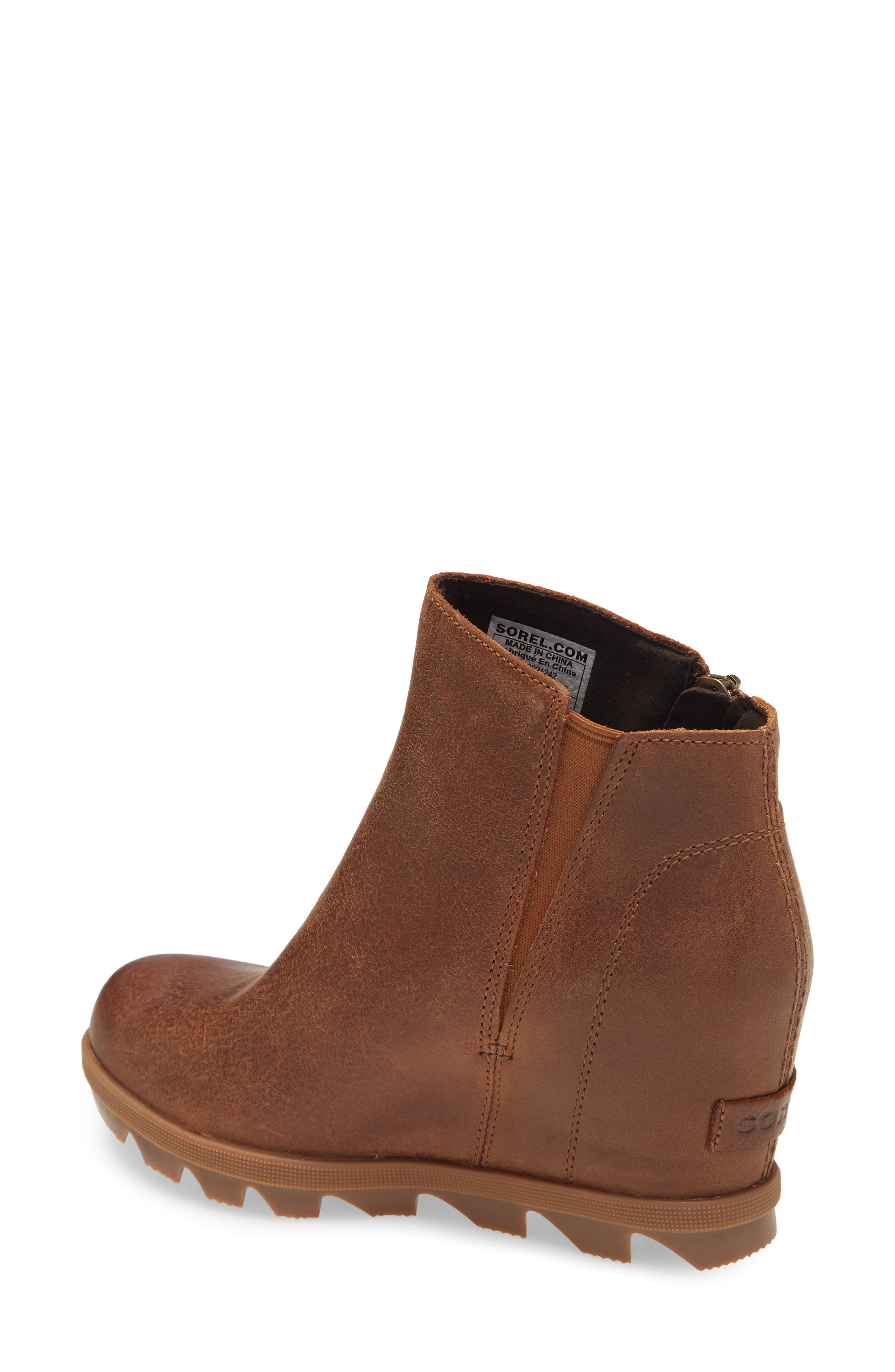 Joan of Arctic II Waterproof Wedge Boot, Alternate, color, VELVET TAN LEATHER