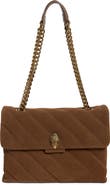 Kurt Geiger London Large Soho Quilted Leather Shoulder Bag
