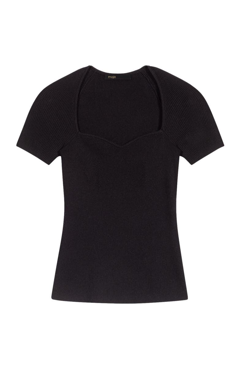 maje Knit top, Main, color,