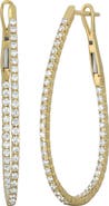 Bony Levy Audrey Inside Out Diamond Hoop Earrings