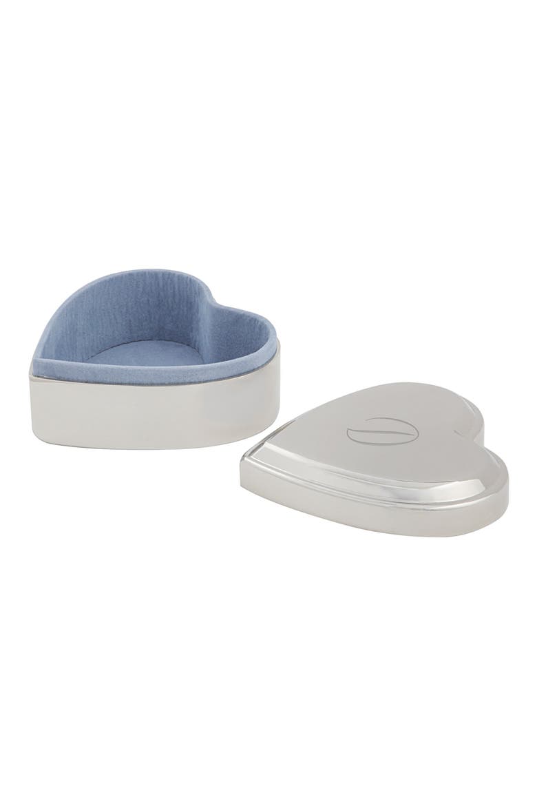 Cathys Concepts Monogram Heart Keepsake Box, Alternate, color, BLANK