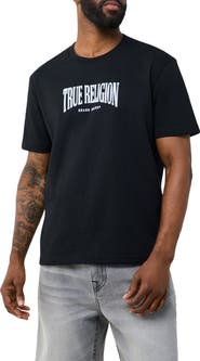 True Religion Buddha Arch Cotton Graphic T-Shirt