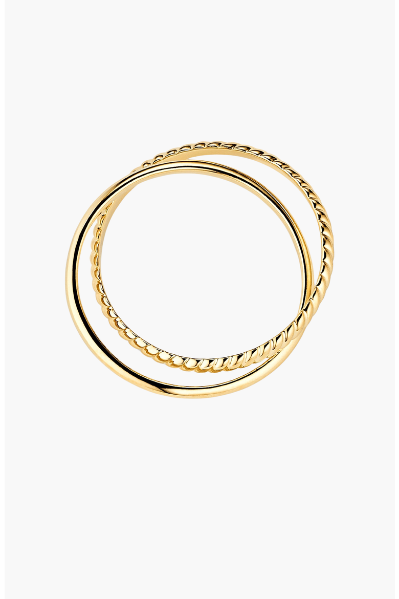 Duo Ring, Alternate, color, 14k Yellow Gold