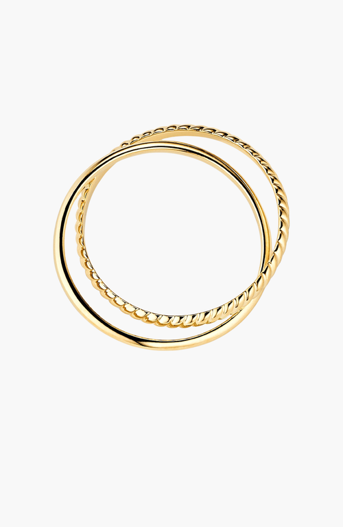Mejuri Duo Ring In Gold