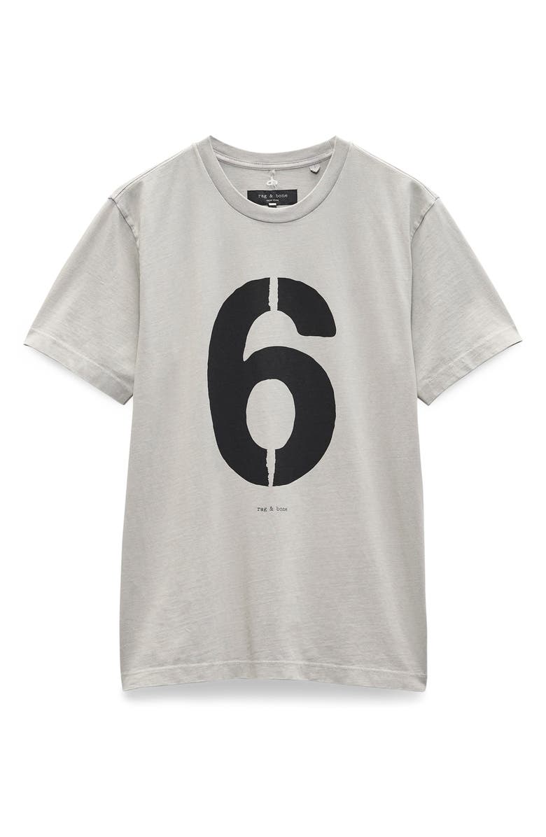 rag & bone Number Six Graphic T-Shirt, Alternate, color,