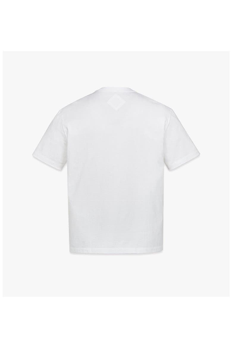 Monogram Patch Pocket T-Shirt in Organic Cotton, Alternate, color, Black & White