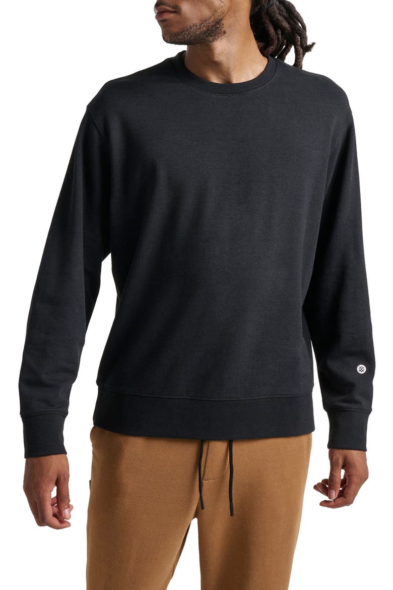 Shelter Butter Blend Long Sleeve T-Shirt, Main, color, BLACK