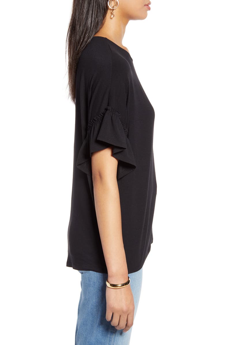 Halogen<sup>®</sup> Ruffle Sleeve Top, Alternate, color, 