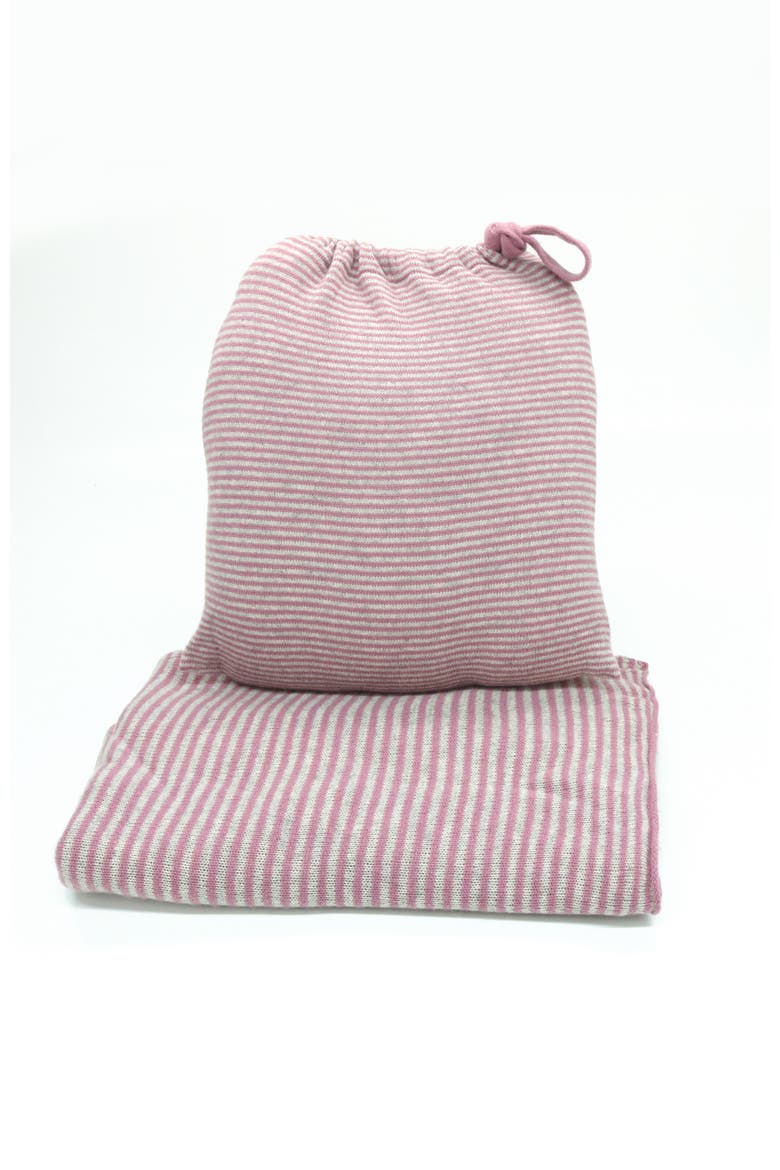 Cashmere travel set, Main, color, Dusty Rose/Light Grey