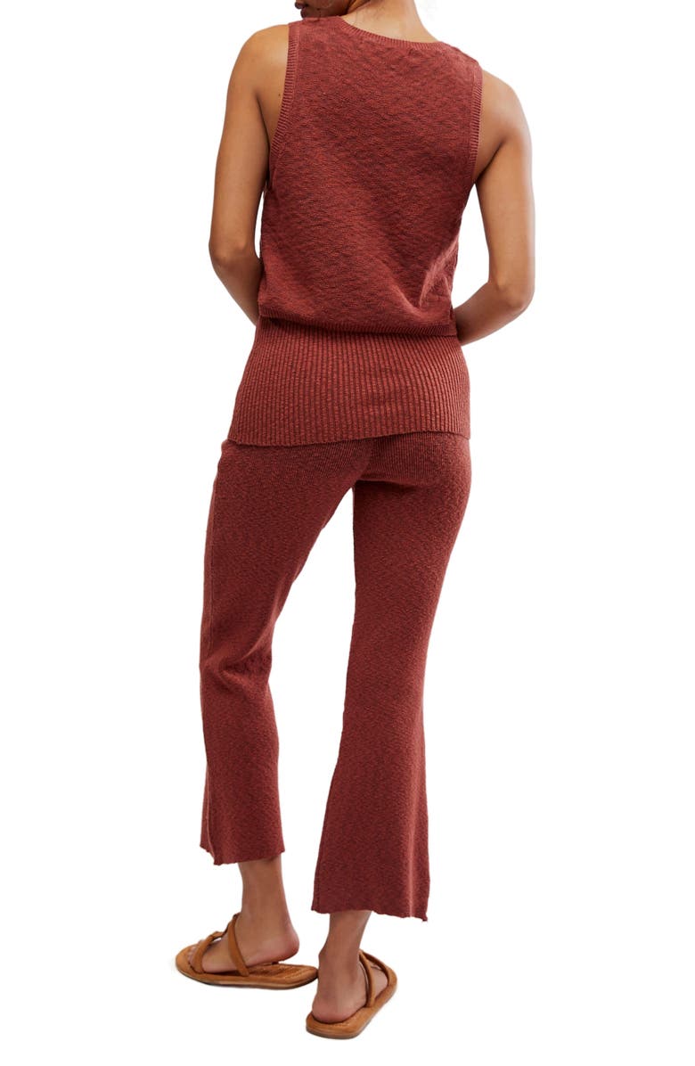 Free People Ruby Sweater Vest & Pants, Alternate, color, Chutney