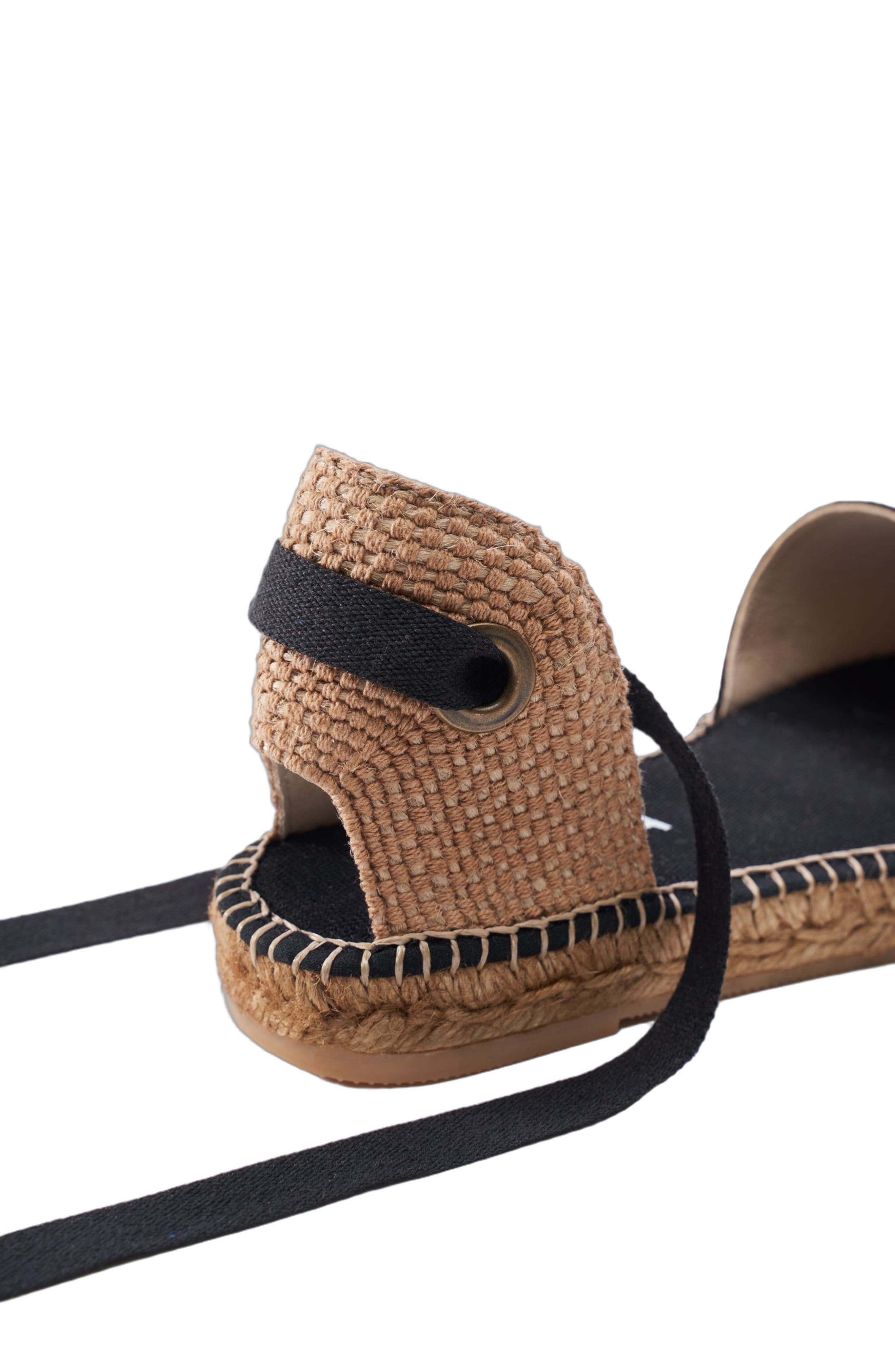 VISCATA Candell Canvas Espadrille Flats, Alternate, color, 