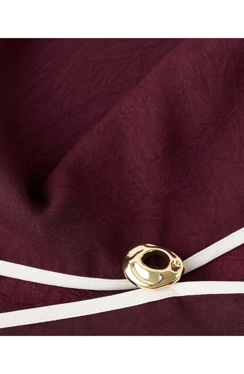 MANGO Ruffle Asymmetric Top, Alternate, color, 