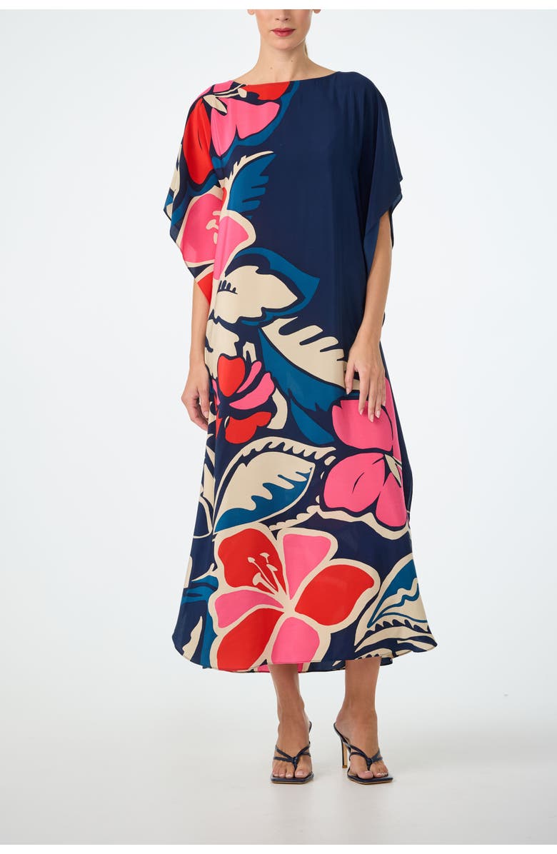 Trina Turk Jalani Maxi Caftan Dress, Main, color, Multi