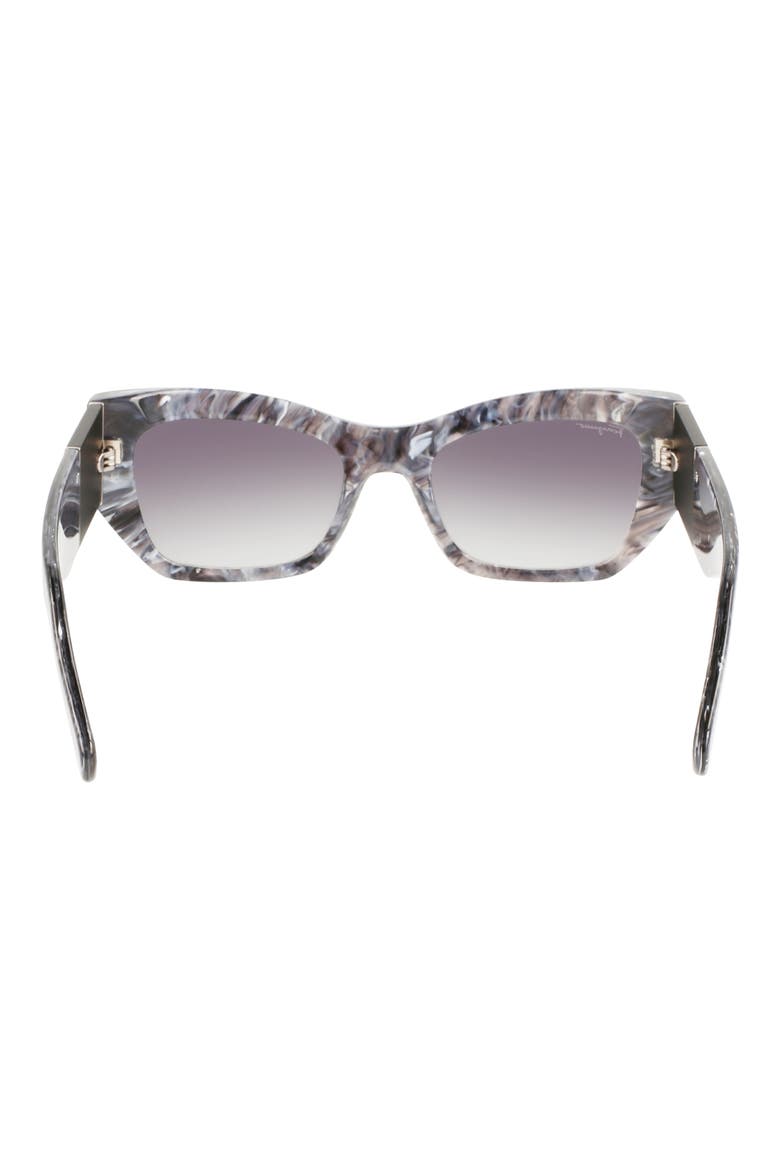 54mm Modified Rectangular Sunglasses, Alternate, color, MARBLE GREY