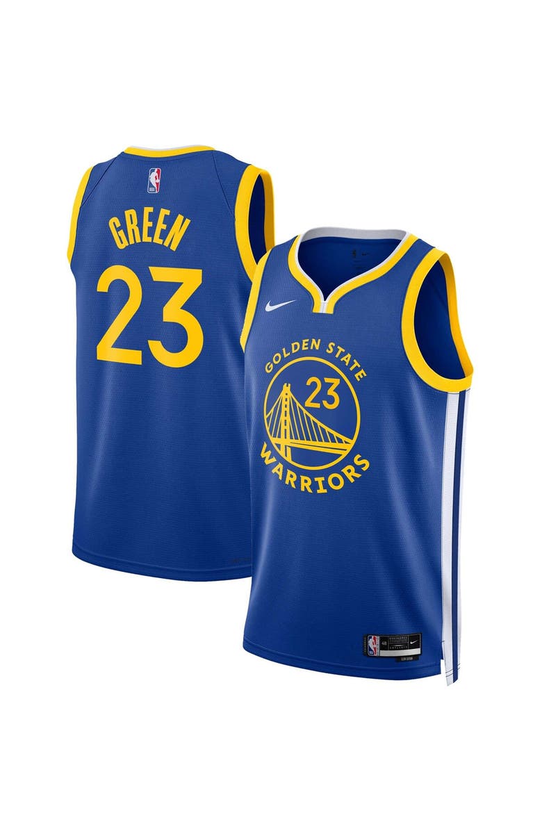 Nike Unisex Nike Draymond Green Royal Golden State Warriors Swingman Jersey - Icon Edition, Alternate, color, Royal