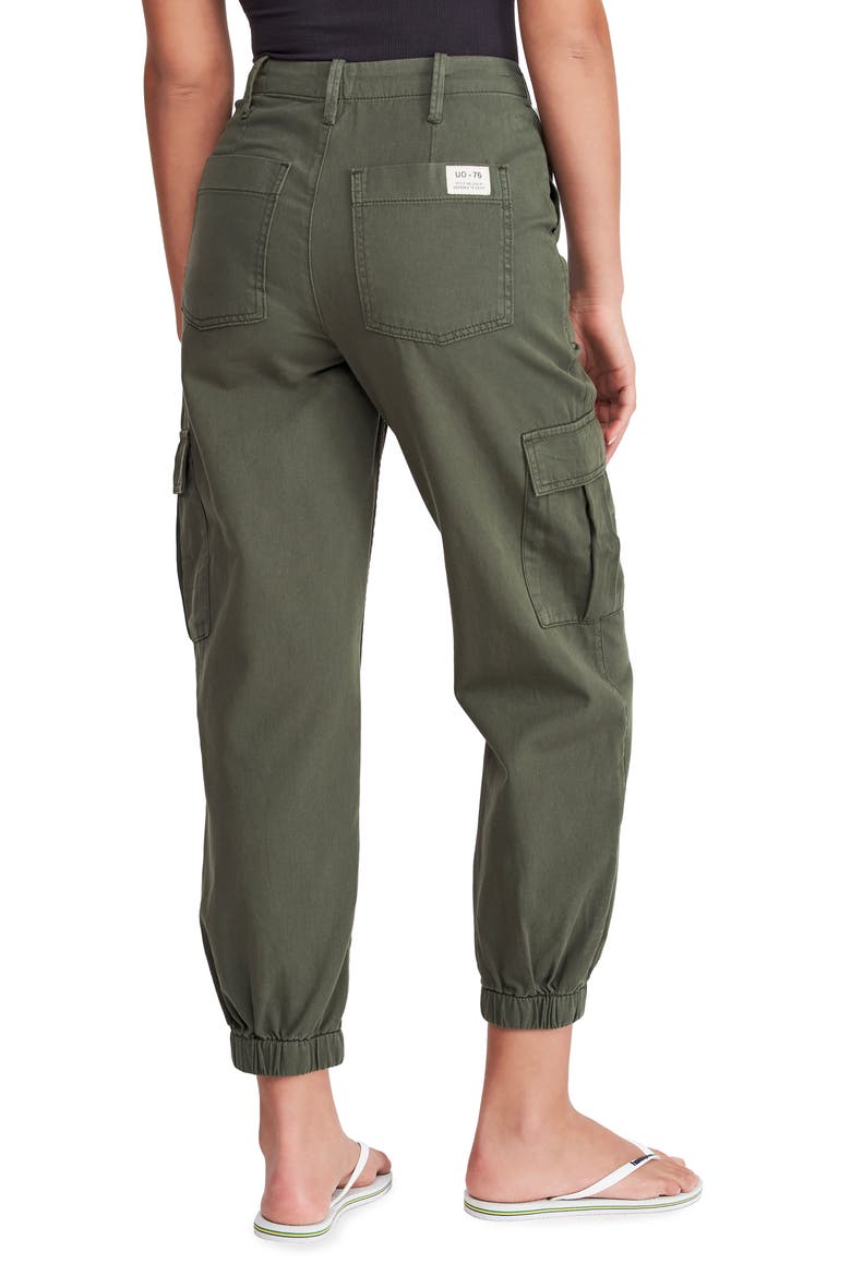 Twill Cargo Trousers, Alternate, color, KHAKI