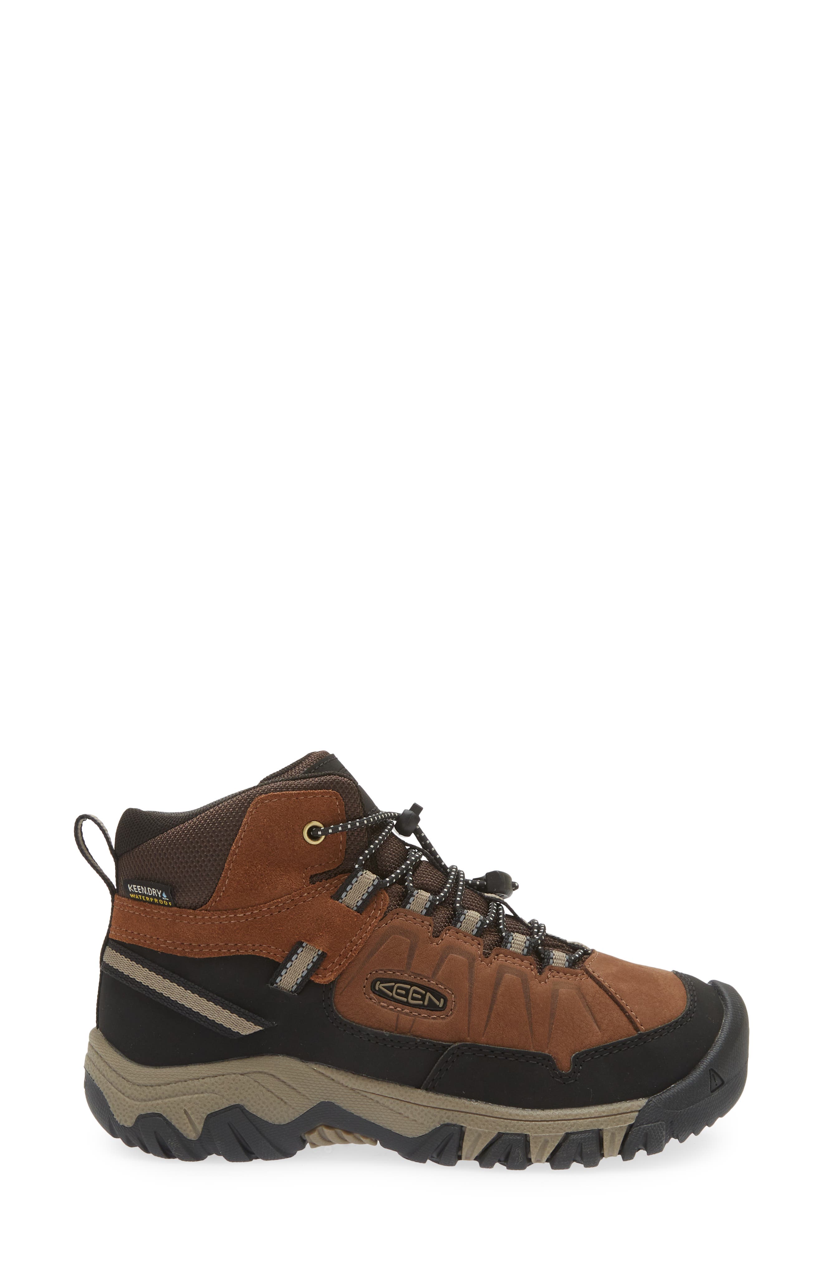 Kids' Targhee IV Waterproof Hiking Shoe, Alternate, color, BISON/BRINDLE