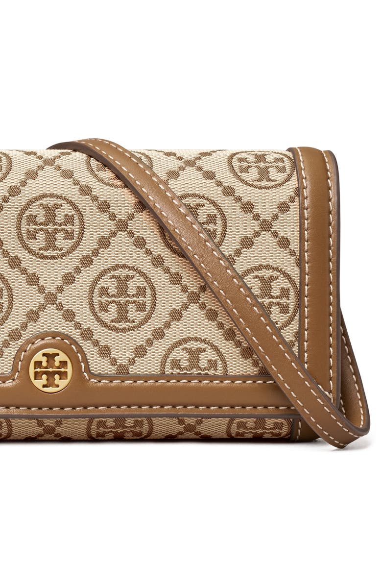 Tory Burch T Monogram Jacquard Wallet Crossbody, Alternate, color,