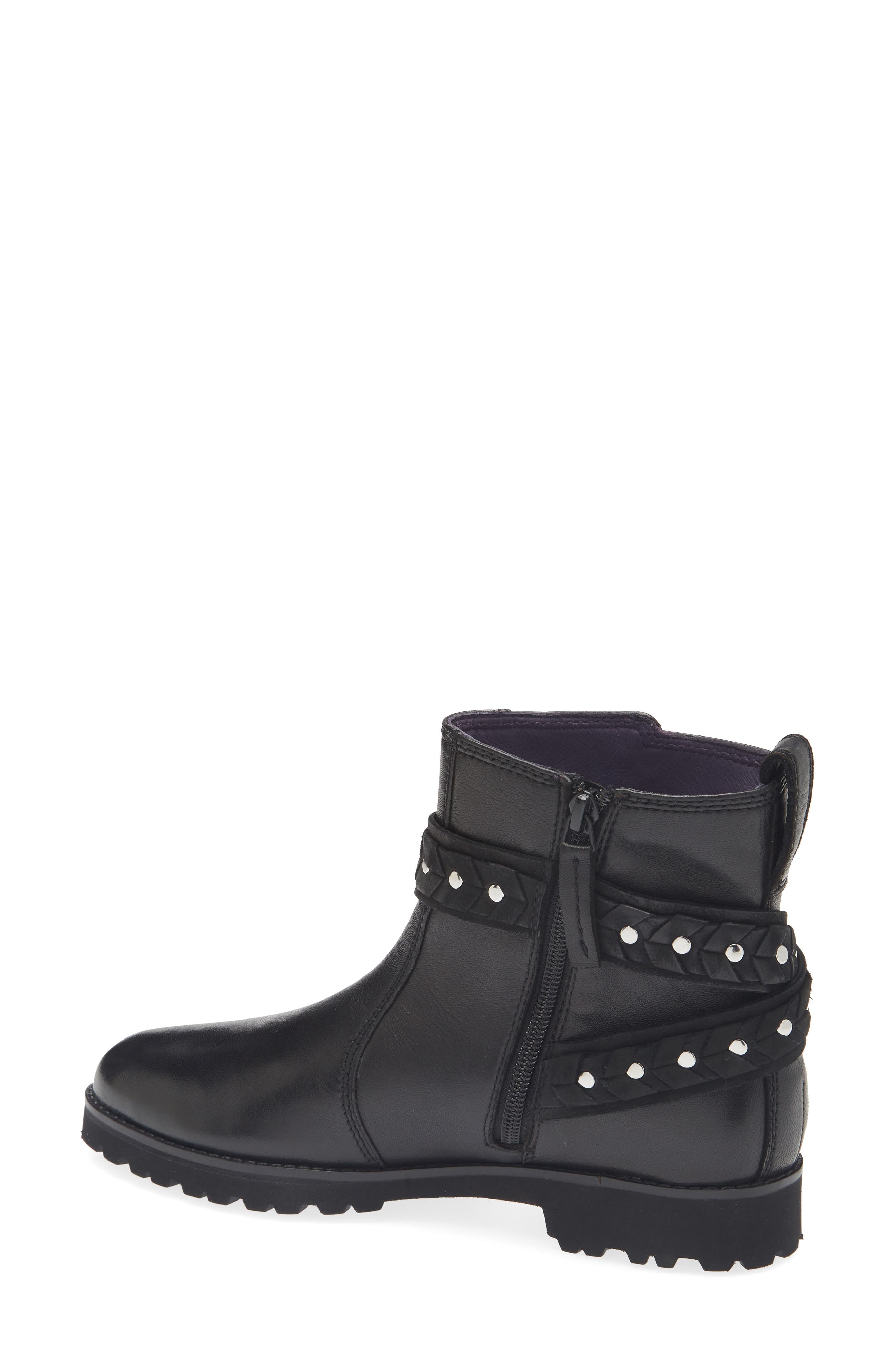 Robert Zur Nicolle Buckle Strap Bootie, Alternate, color, Black