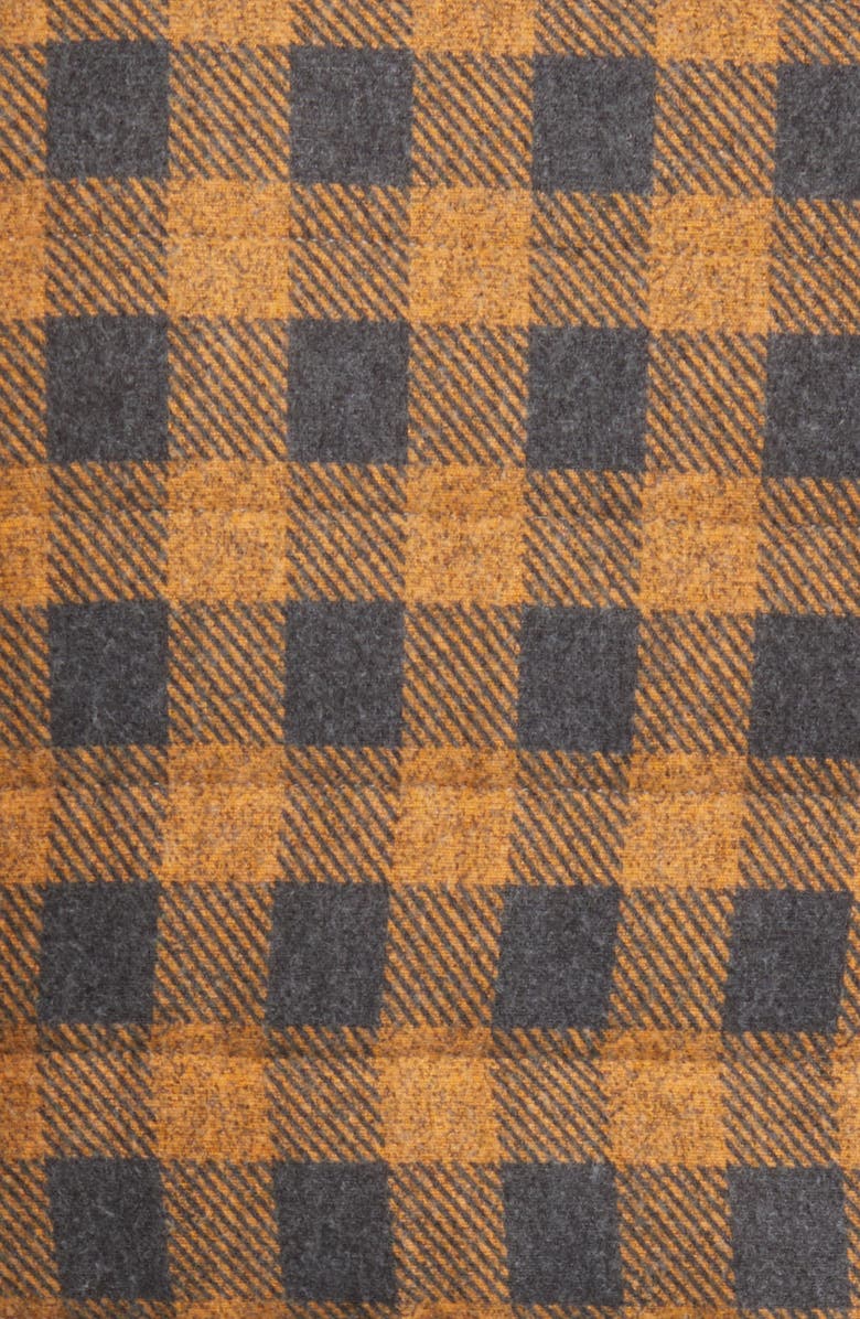 Stone Rose Plaid Quilted Vest, Alternate, color, Camel