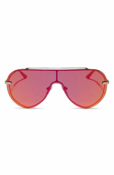 DIFF Imani 139mm Gradient Shield Sunglasses