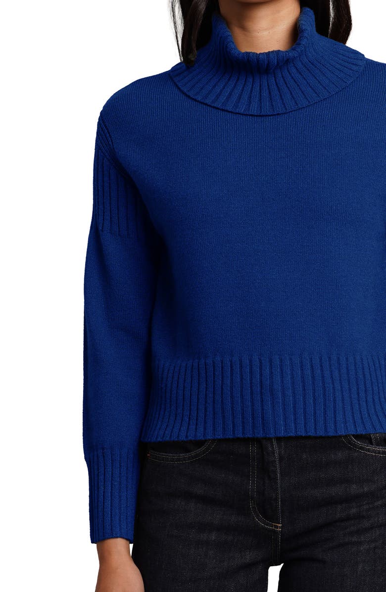 CYRUS Turtleneck Sweater, Alternate, color, Oxford Blue