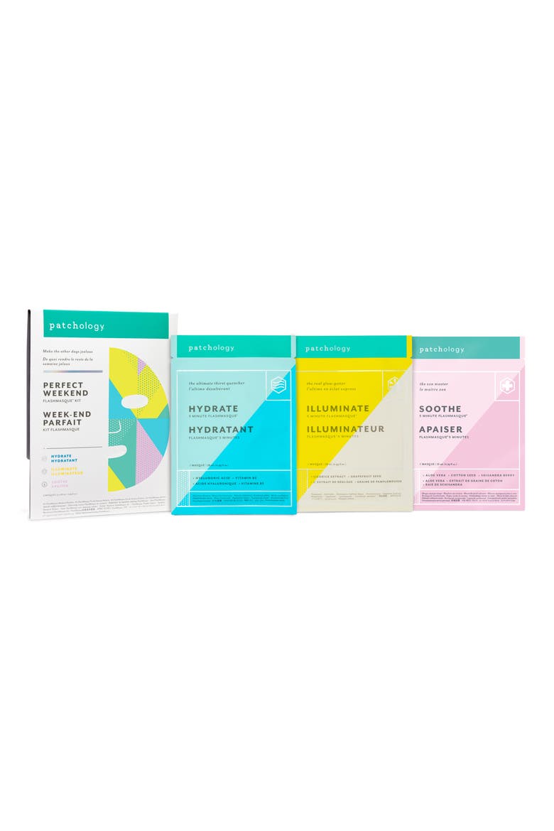 Perfect Weekend FlashMasque® 5-Minute Facial Sheet Mask Set, Main, color, NO COLOR