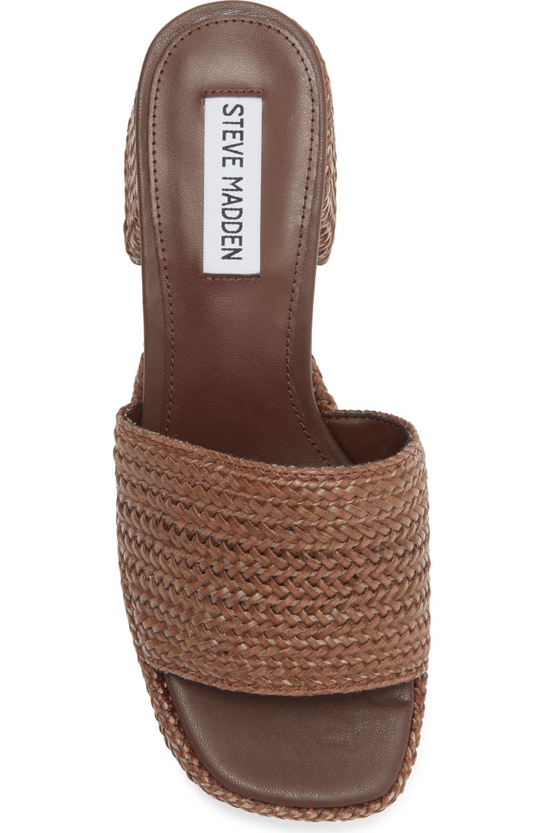 Steve Madden Troyye Platform Sandal, Alternate, color, Brown