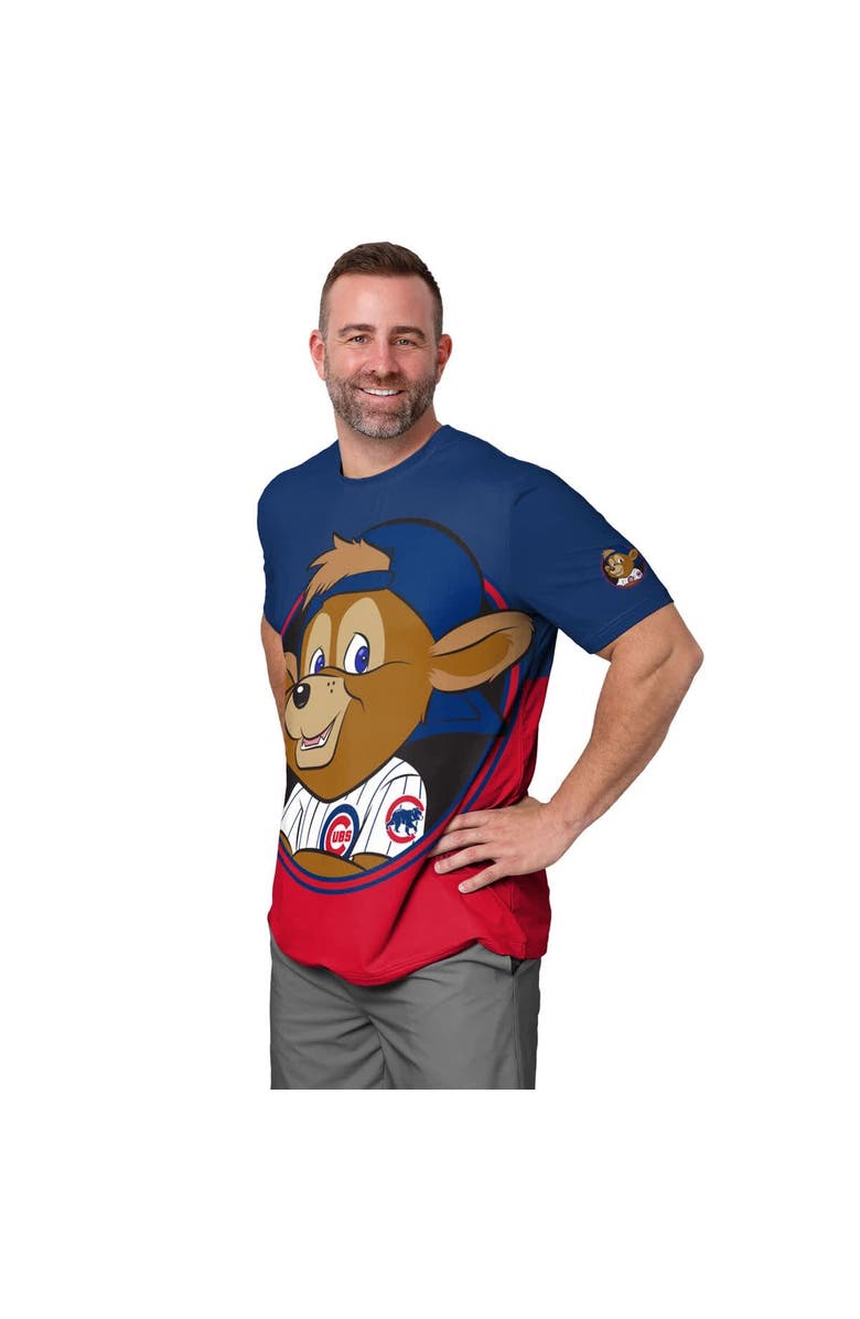 FOCO Men's FOCO Royal/Red Chicago Cubs Big Logo Mascot T-Shirt, Alternate, color, Royal