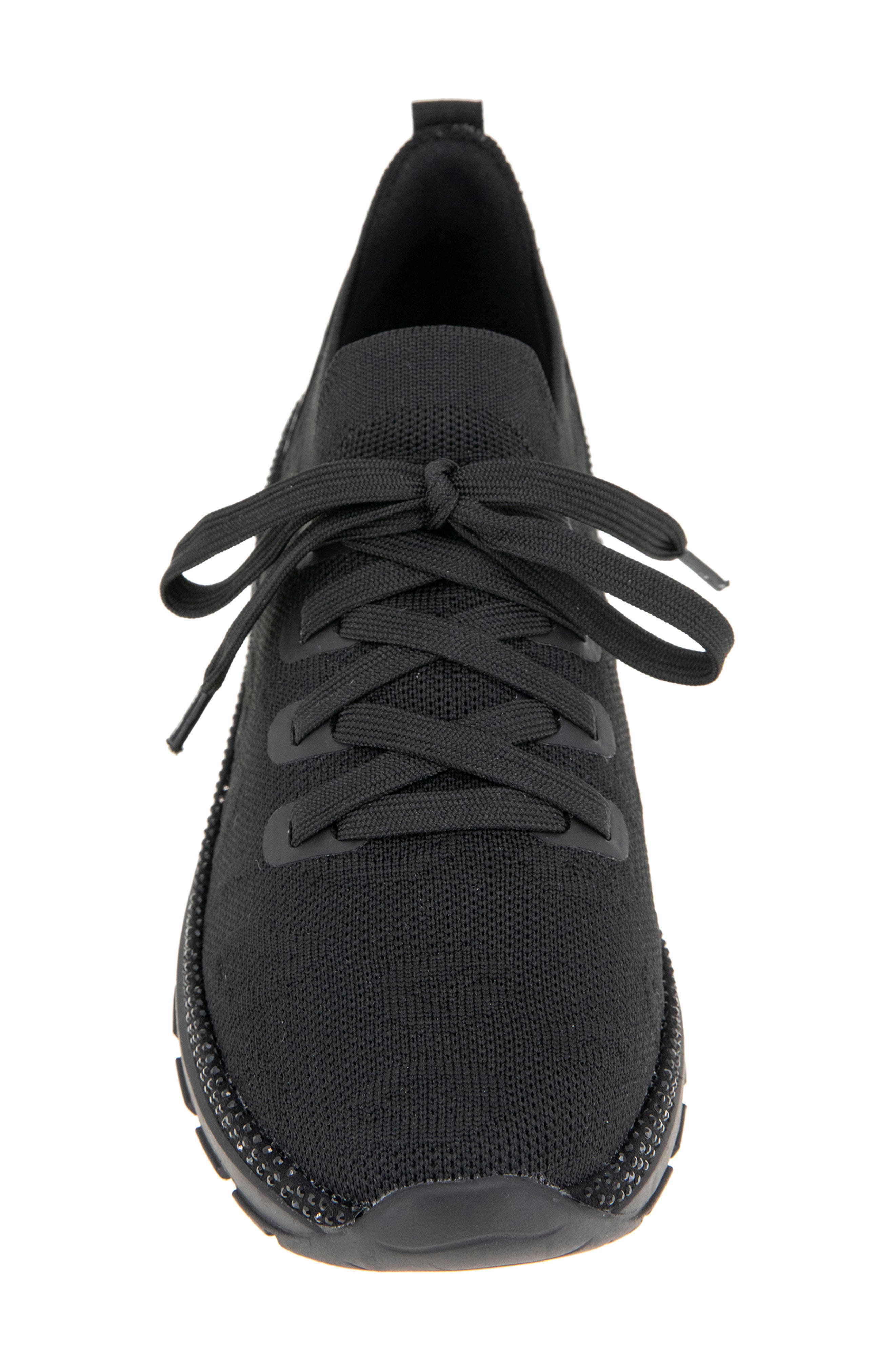 Kenneth Cole Reaction Kuest Sneaker, Alternate, color, Black Knit