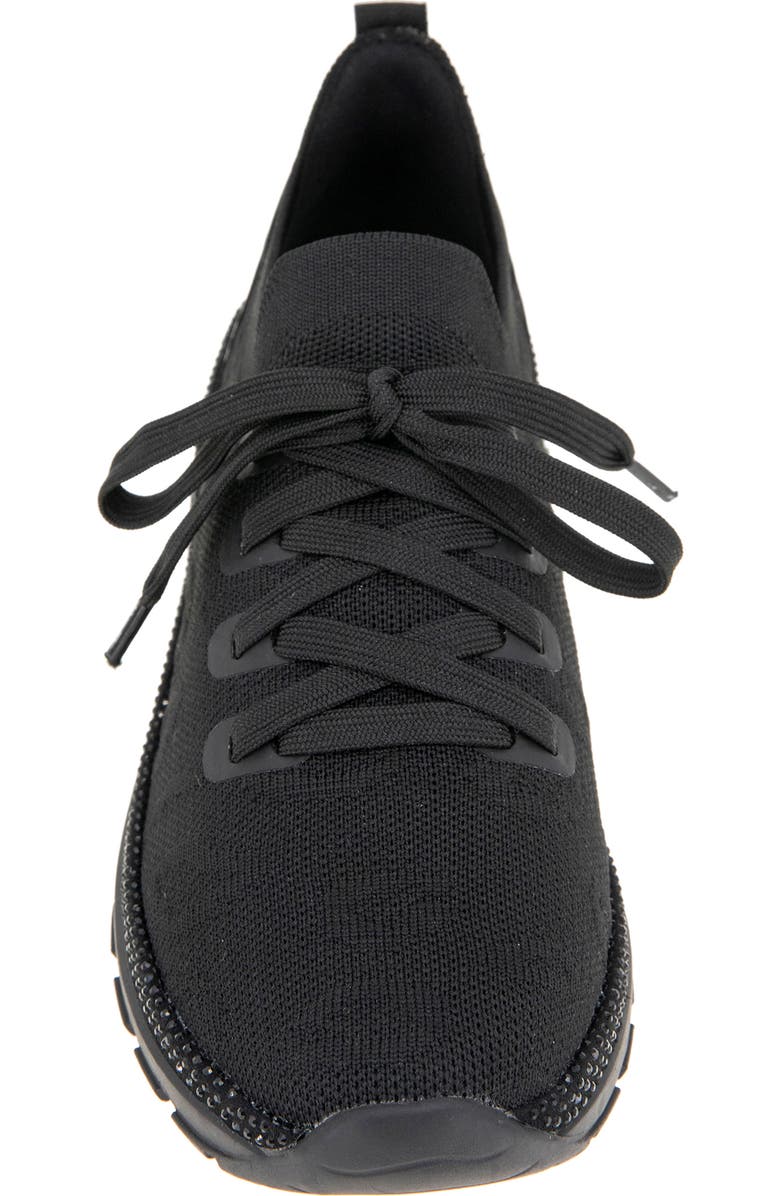 Kenneth Cole Reaction Kuest Sneaker, Alternate, color, Black Knit